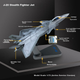 Модель истребителя J-20 от Feiyun, модель самолета J-20 из сплава, декоративное украшение, готовый продукт, подарок на пенсию, коллекционный сувенир. - изображение 2