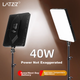 LATZZ 40W заповнююче світло для прямої трансляції, плоске світло для фотографії, світлодіодне світло для краси, професійне настільне світло для відео з їжею та відео зйомки в приміщенні, м'яке світло для обличчя - зображення 4