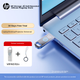 Флеш-накопичувач HP 32 ГБ USB 2.0 зі шнурком, V206w, сріблястий метал, міні-комп'ютерний USB-накопичувач для бізнесу - изображение 4