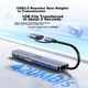 Док-станция расширения Acer Type-C, USB 3.0-концентратор, адаптер для чтения SD/TF-карт, совместимая с компьютерами Huawei, Android, MacBook, конвертер, Eight-I - изображение 7