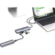 USB-концентратор UNITEK USB 3.2, высокоскоростная док-станция расширения 10G с блоком питания Type-C, 4-портовый концентратор Gen2, док-станция расширения USB для ноутбука и настольного компьютера длиной 0,3 метра. - изображение 3