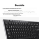 Клавиатура беспроводная Logitech K270 Wireless Black - изображение 7