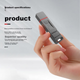 USB-флеш-накопитель Thinkplus Lenovo 256 ГБ с защитой от отпечатков пальцев, интерфейсом USB 3.2 с Type-C, защитой паролем, защитой от протечек, для мобильных телефонов и компьютеров, офисного использования, серия FU100. - изображение 7
