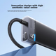 Розширювальна док-станція UGREEN USB Hub 3.0, високошвидкісний 4-портовий розгалужувач HUB, адаптер, подовжувач на чотири входи, конвертер для ноутбука/ПК, 1,5 метра - изображение 8