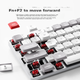 Клавиатура беспроводная JD K3Max Gateron Brown Wireless/Bluetooth/USB Space Grey - изображение 7