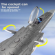 Модель истребителя Chiyumoxing J-20, реалистичный самолет-невидимка, детская игрушка, модель самолета из сплава, подарок на военную тематику для мальчиков. - изображение 5
