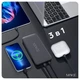 Power Bank MAKE 20000mAh 22.5W PD+QC Built-in Cable Black - зображення 4