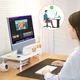 Подставка для монитора и ноутбука Bracwiser металлическая регулируемая Белая - изображение 4