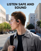 Бездротові навушники Anker Soundcore V20i Black відкриті Bluetooth 5.4 спортивні вологозахищені навушники з BassUp - зображення 5