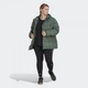 Жіноча пухова куртка Helionic Sportswear з капюшоном HE1460 зелений 4XL - изображение 5