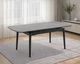 Стол DUBLIN CERAMIC 120(180)*80 светло-серый/черный каркас - изображение 3