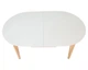Стол ALBERTO CERAMIC 160(200)*90 бежевый мат/дерево - изображение 6