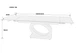 Стол OVIDIO CERAMIC 160(240)*90 белый дуб/черный каркас - изображение 6