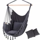 Підвісне крісло, бразильський гамак Hanert BOHO Black - зображення 1