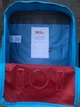 Рюкзак Fjallraven Kanken Cream Blue-Dark Red синій - зображення 2