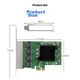FLYBISH NA8111H-T4, четырехпортовая гигабитная сетевая карта, интерфейс PCIe X1, чип RTL8111H, скорость передачи данных 1000 Мбит/с, программный маршрутизатор агрегации. - изображение 5