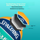 Мяч баскетбольный SPALDING 85/037Y3 Size 3 сине-оранжевый (85/037Y3) - изображение 3