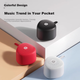 Портативная Bluetooth-колонка HP S09, мини-сабвуфер, высококачественная домашняя стереосистема, портативный музыкальный плеер для улицы, красный цвет. - изображение 4