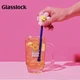 Чашка GLASSLOCK &wigglewiggle стеклянная, для воды, с палочкой для перемешивания, 410мл - изображение 6