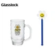 Чашка GLASSLOCK &wigglewiggle стеклянная, для воды, с палочкой для перемешивания, 410мл - изображение 7
