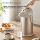 Термос Joyoung Pressure Insulated Thermos об'ємом 2,5 л, призначений для використання як термопляшка або термос для дому. - зображення 4