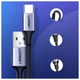 Кабель Ugreen US288 USB-USB-C, 1м, Black (60126) - зображення 6