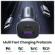 Автозарядка 2xUSB 30W (USB-A + USB-C) QC 4.0 Сіра (EC305) UGREEN - зображення 7