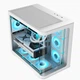 Корпус AOC CG453 белый ATX с изогнутым стеклом для настольного игрового ПК, изогнутая передняя панель, отсеки слева и справа, поддержка водяного охлаждения 360 мм, 10 мест для вентиляторов. - изображение 6