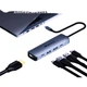 Док-станция расширения WOPU Type-C — HDMI, док-станция расширения 4K60Hz, многопортовый USB-конвертер, адаптер-разветвитель для Apple MacBook, ноутбуков Huawei, смартфонов, планшетов iPad. - изображение 3