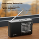 Радио Newmine BT526 для пожилых, мини-динамик, FM, перезаряжаемое - изображение 6
