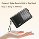 Радио Newmine BT526 для пожилых, мини-динамик, FM, перезаряжаемое - изображение 7