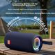 CLAISON T65 Бездротова Bluetooth-колонка [Berlin Sound] Портативна зовнішня колонка для кемпінгу, сабвуфер, настільна колонка, високоякісний подарунок, маленька колонка, опівнічно-синя - изображение 5
