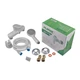 Смеситель для душевой кабины Plamix Lucas-003 SET White со шлангом, лейкой и кронштейном (PM0711) - изображение 4