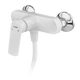 Смеситель для душевой кабины Plamix Lucas-003 SET White со шлангом, лейкой и кронштейном (PM0711) - изображение 5