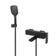 Змішувач для ванни з коротким виливом Koer KB-41009-05 (Колір чорний) (KR6018) - зображення 3