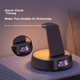 Bluetooth-колонка Kuangxiang, многофункциональная беспроводная зарядная подставка, часы, ночник настроения, подходит для телефонов и наушников, подарок на день рождения для лучших друзей, подарок для мужчин и женщин - изображение 5