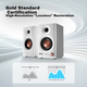 Колонка Bluetooth EDIFIER MR3BT 2.0 HIFI, для ПК та ТВ, настільна, чорна - зображення 5