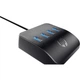 USB-подовжувач HP 1,5 м для ноутбука, багатопортовий подовжувач USB 3.0, комп'ютерний конвертер-розгалужувач з незалежним джерелом живлення - изображение 1