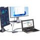 Док-станція розширення Acasis Dual HDMI, док-станція розширення USB, док-станція розширення DP, кабель-подовжувач для чотирьох екранів, док-станція-подовжувач USB, сумісний з Type-C, підходить для Apple та Huawei, DS-0202 - зображення 3