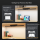 Настільна настінна лампа Heart Lock з повним спектром освітлення для захисту очей, магнітний стельовий світильник холодного світла для студентського гуртожитку, спеціально розроблена для дитячої кімнати. - зображення 6