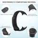 Ремешок Metall-Silicone с металлическим креплением для Xiaomi Mi Band 8/8 NFC, Mi Band 9, Mi Band 10 Original Design Ivory White - изображение 7