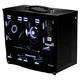 Корпус PADO N4 Black MATX, поддержка водяного охлаждения 240 мм, портативный настольный компьютерный корпус, миниатюрные боковые панели с прозрачным стеклом, поддержка видеокарт длиной до 360 мм. - изображение 3