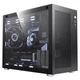 Корпус PADO N4 Black MATX, поддержка водяного охлаждения 240 мм, портативный настольный компьютерный корпус, миниатюрные боковые панели с прозрачным стеклом, поддержка видеокарт длиной до 360 мм. - изображение 4