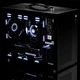 Корпус PADO N4 Black MATX, поддержка водяного охлаждения 240 мм, портативный настольный компьютерный корпус, миниатюрные боковые панели с прозрачным стеклом, поддержка видеокарт длиной до 360 мм. - изображение 7