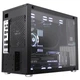 Корпус PADO N4 Black MATX, поддержка водяного охлаждения 240 мм, портативный настольный компьютерный корпус, миниатюрные боковые панели с прозрачным стеклом, поддержка видеокарт длиной до 360 мм. - изображение 10