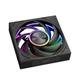 Вентиляторы PcCooler Light Wing F7 X120 ARGB 120 мм PWM, 3 шт Black - изображение 6