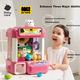 Игровой автомат Babycare Fun Claw Machine для детей 3-6 лет, игрушка-ловушка для кукол, автомат гашапонов, новогодний подарок для мальчиков и девочек - розовый - изображение 8