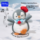 Игрушка Auby развивающая плюшевая для младенцев с обучающими фразами, «пингвин» - изображение 6