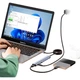 Розширювальна док-станція Youlianxing USB-хаб з 9 портами, подовжувач USB 3.0 1,2 м, перетворюється на 3,5-мм роз'єм для навушників та SD-карт, розширювальна док-станція-хаб для настільного комп'ютера, миші, клавіатури, USB-накопичувача - изображение 3