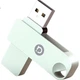 Флеш-накопитель ASUS a-Data 256 ГБ USB 3.2 Gen 1 с металлическим корпусом, стильный и прочный, цвет «жасминово-зеленый», идеально подходит для бизнеса, учебы, офиса, работы за компьютером, общего назначения, серии U300. - изображение 2